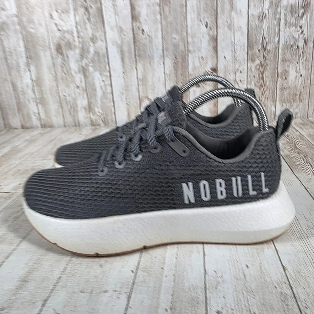 NOBULL Women Dark Gray Mesh Trainers Sneakers Athletic Shoes Size‎ 7